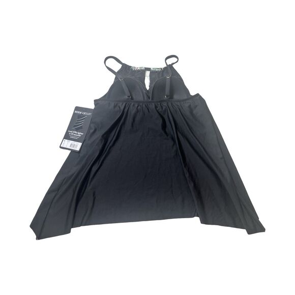 Miraclesuit Womens Samsara Peephole BLACK Tankini SWIM TOP US SIZE 10 Nwt - Picture 3 of 3